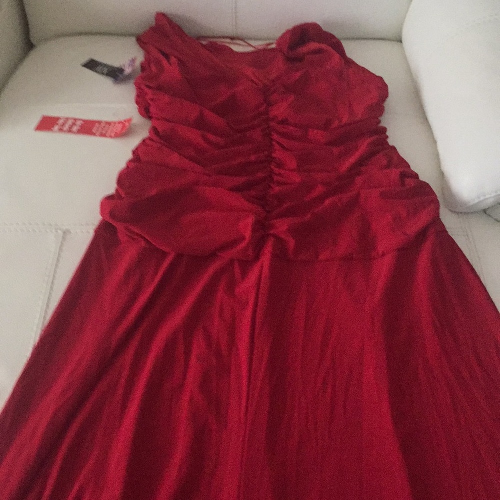 Red gown